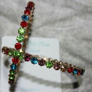 Colorful Rhinestone Earrings
